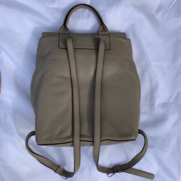 Thea Leather Tassel Backpack French Gray main image 8